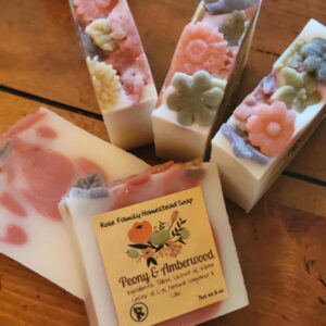Tallow Soap - Peony & Amberwood