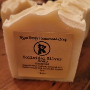 Tallow Soap - Colloidal Silver (Unscented)