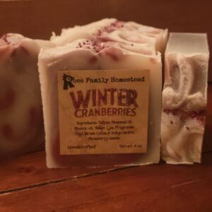 Tallow Soap - Winter Cranberries