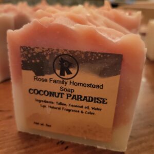 Tallow Soap - Coconut Paradise